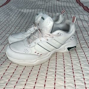 adidas Neo Strutter Men’s Size 8 White/Dark Green/Red
